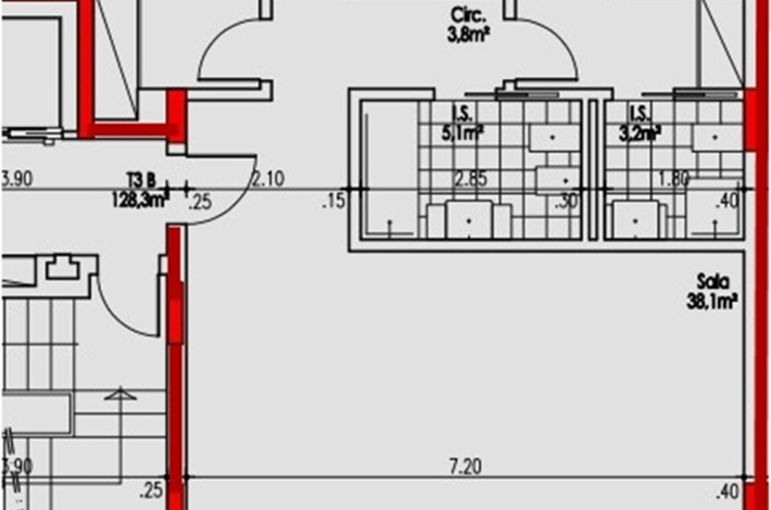 Urbanização Torres do Palácio, T3, 2ºpiso com varanda e box